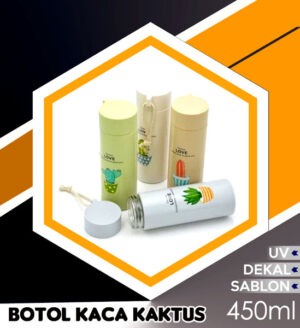 Botol Kaca Kaktus